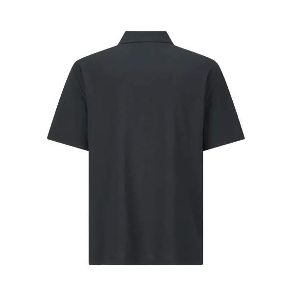 Prada Re-Nylon Zip Polo Army Green Polo Polo Shirt - 4