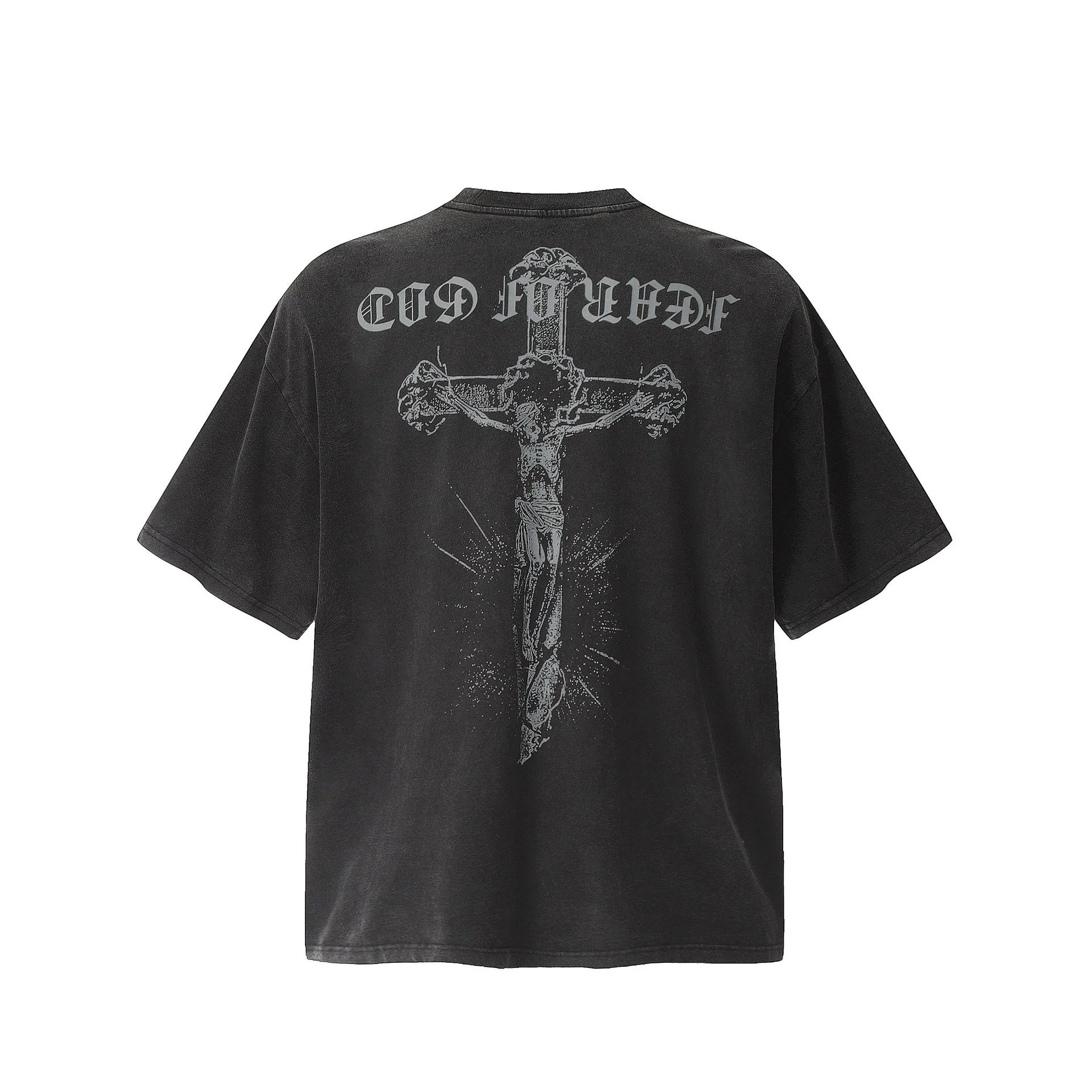 Design Testament Band Graphic Oversized T-Shirt Black T-Shirts - 23