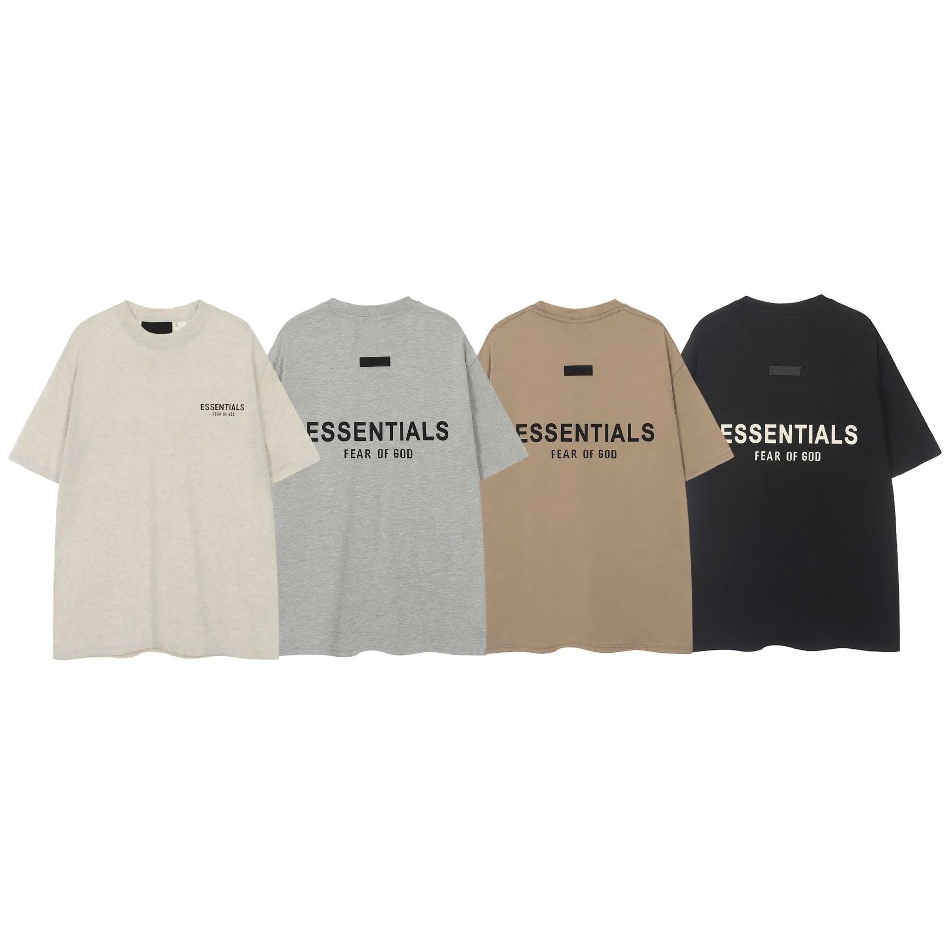 Fear of God Essentials Black Logo T-Shirt and Shorts Set - 8
