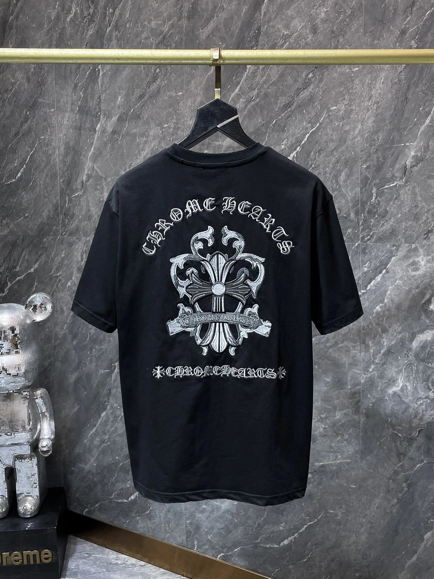 Chrome Hearts Embroidered Circle Logo White T-Shirt - 17