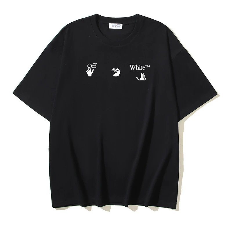 Off-White Arrow Outline Graphic T-Shirt Black - 18