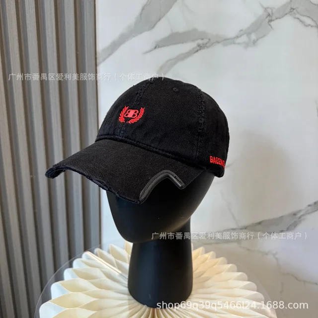 Unbranded Hats Embroidered Baseball Cap with Notched Brim product detail image 2