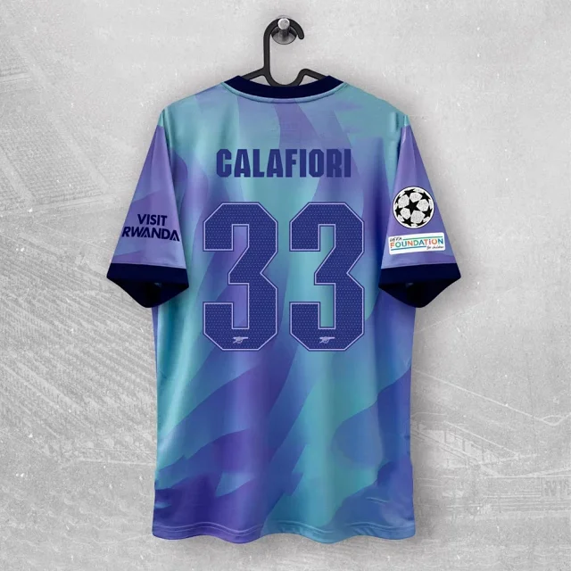 FC Barcelona Football Jerseys Player-name and number print with UEFA Champions League patches product detail image 8