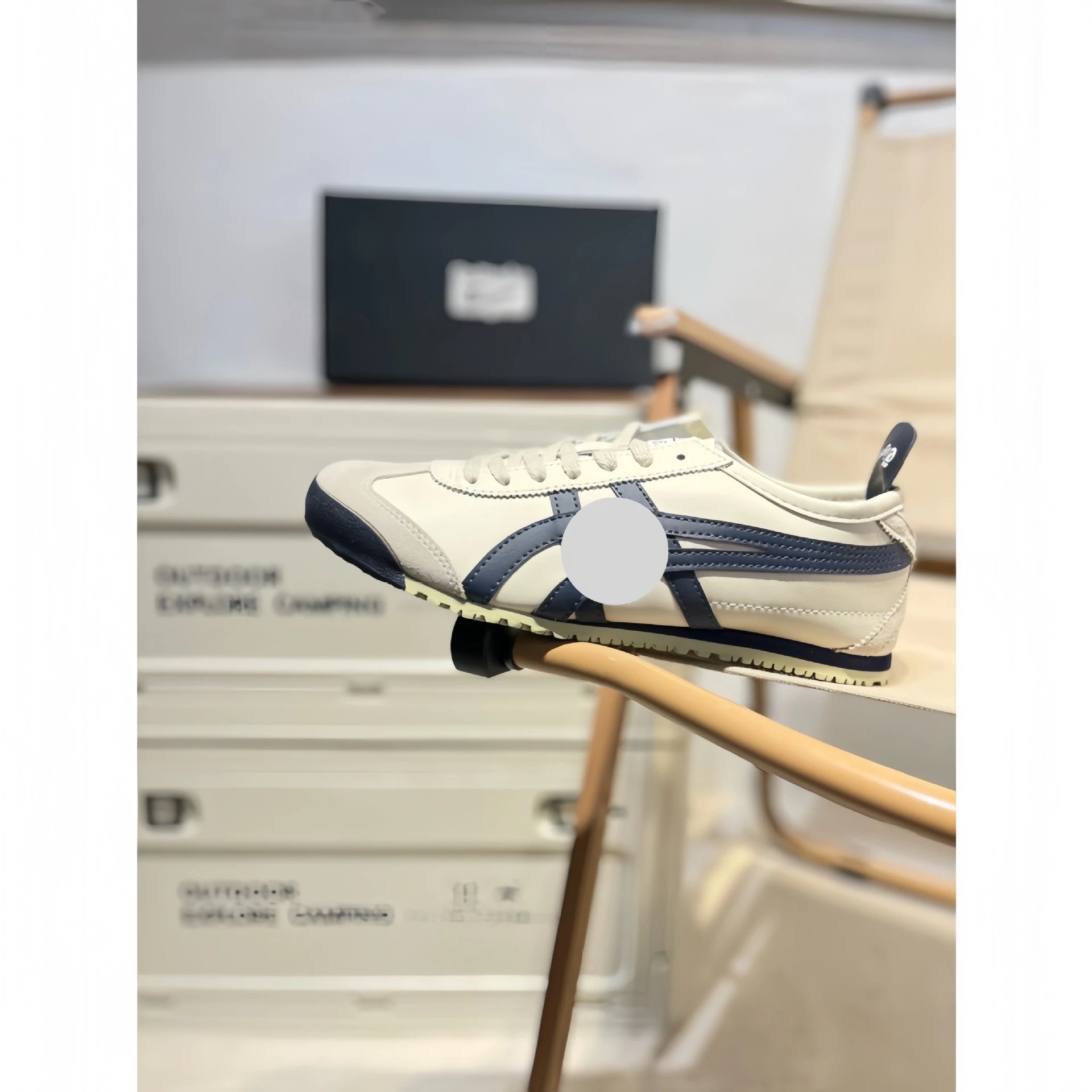 Onitsuka Tiger Mexico 66 White Gray Sneakers - 32