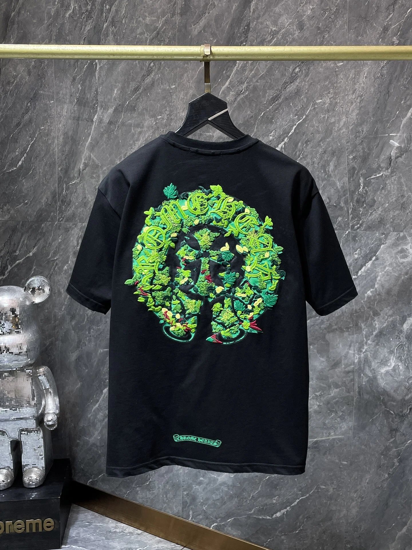 Chrome Hearts Embroidered Circle Logo White T-Shirt - 11