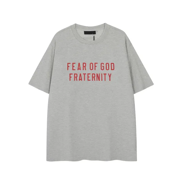 Fear of God Fraternity Gray T-Shirt - 1