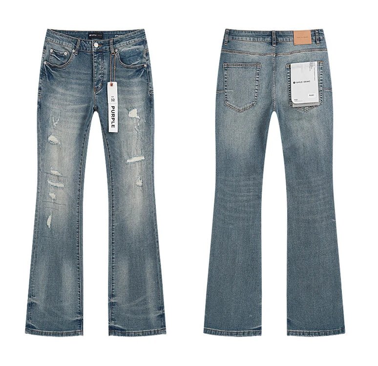 Amiri Logo Patch Distressed Denim Shorts Blue - 3