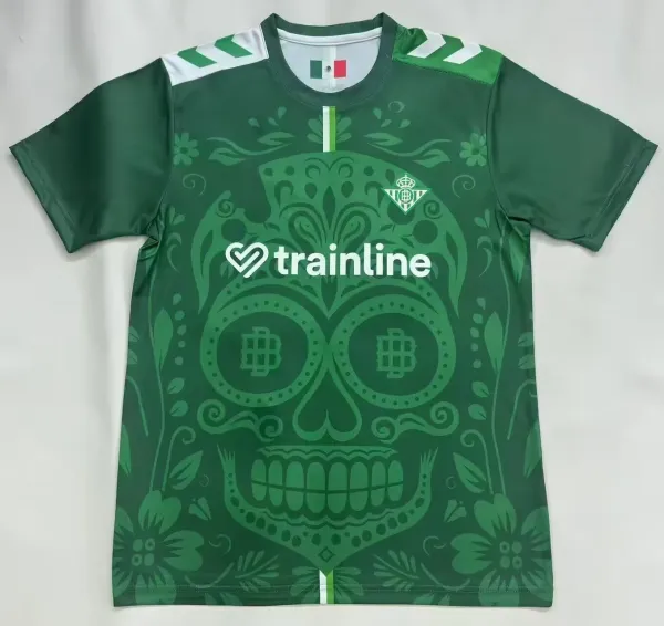 AC Milan Real Betis x Trainline Day of the Dead Special Edition Green Jersey - 1