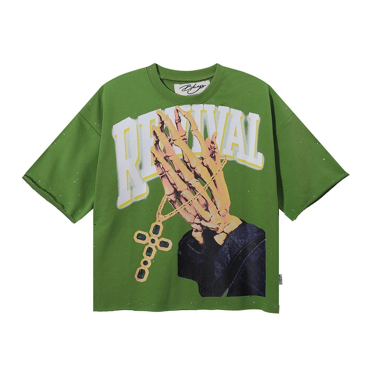 Design Bkyo Stay High Graphic Oversized T-Shirt Charcoal T-Shirts - 20