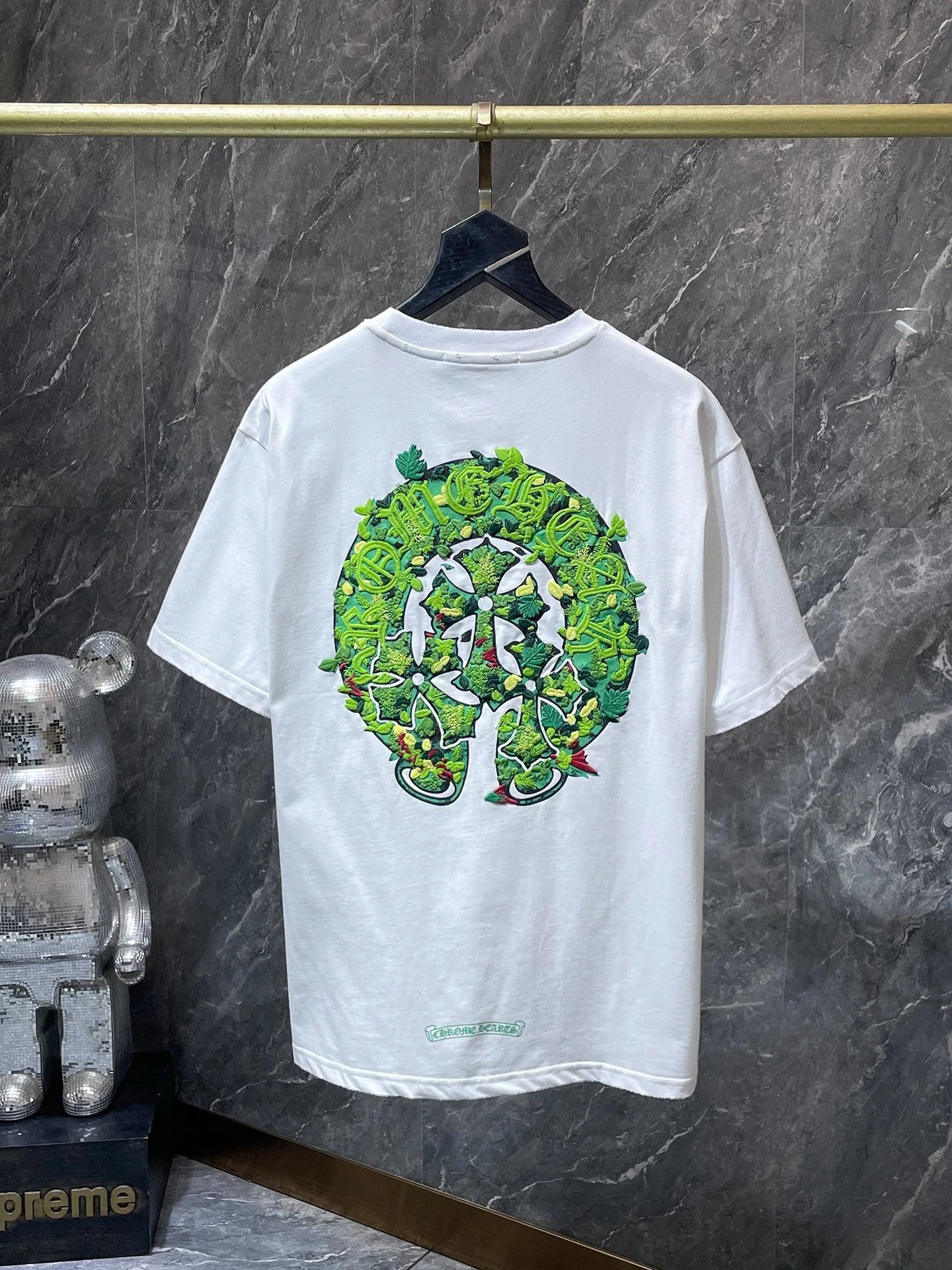 Chrome Hearts Embroidered Circle Logo White T-Shirt - 12