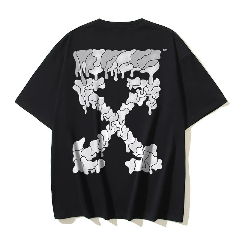 Off-White Arrow Outline Graphic T-Shirt Black - 15