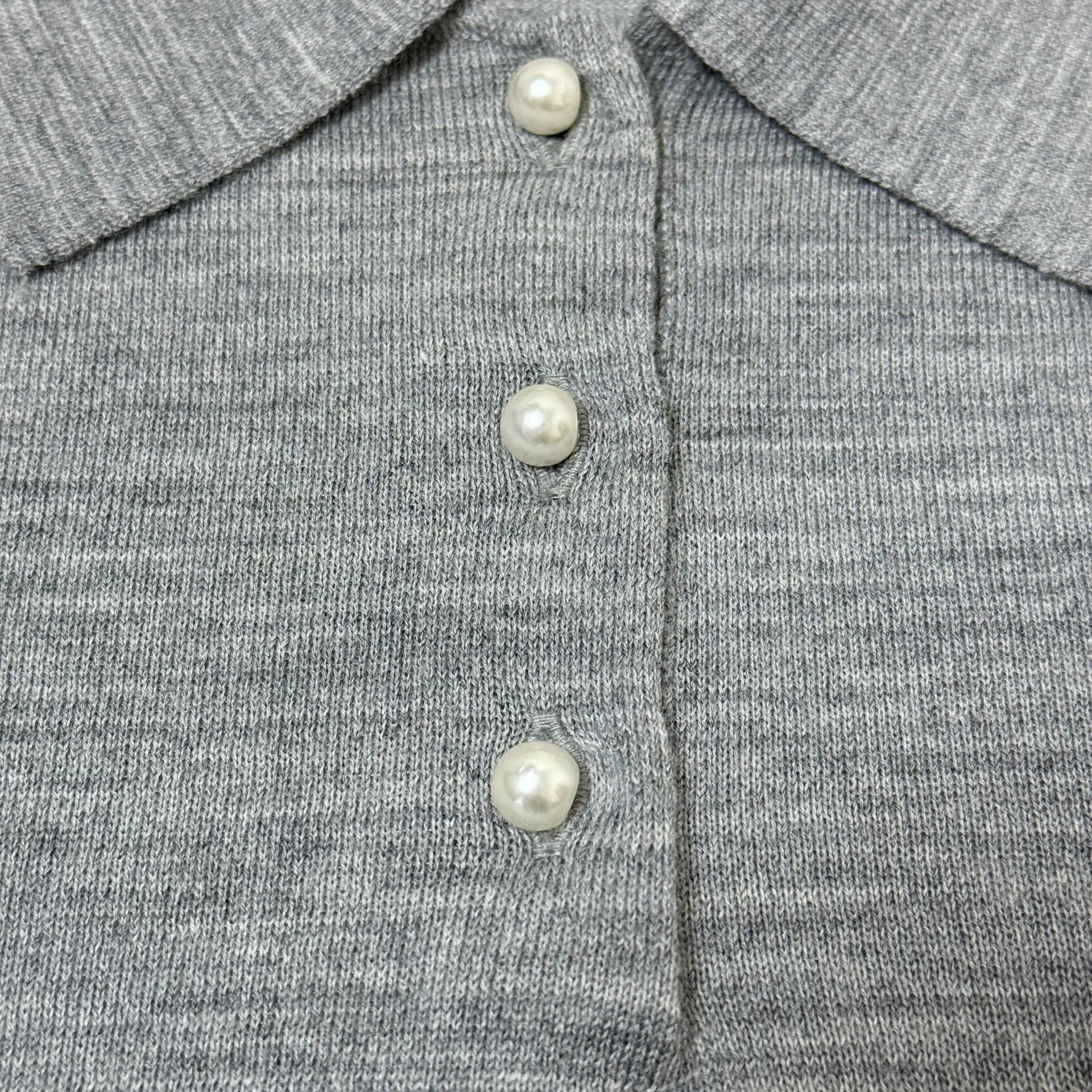 Design Knit Polo Shirt Beige Polo - 15