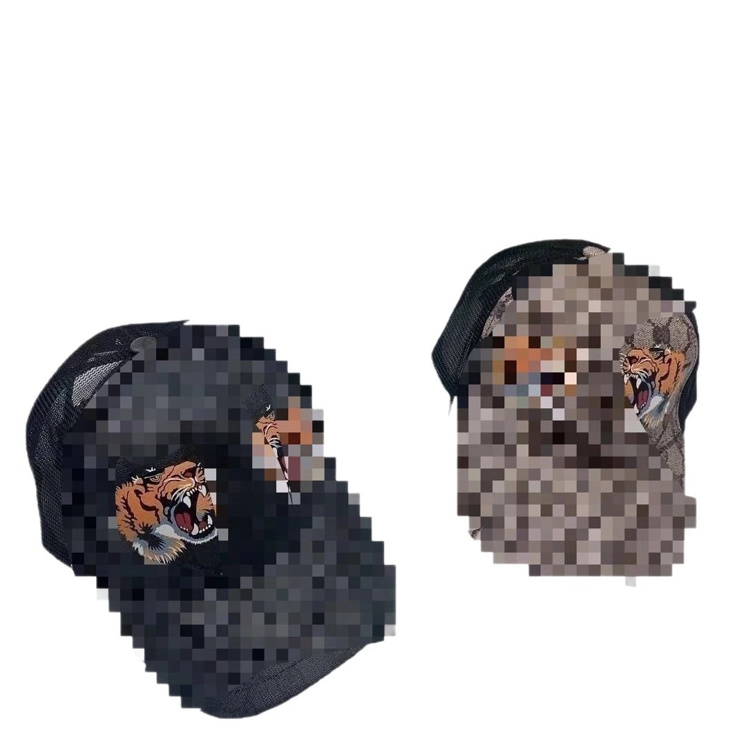 Gucci Hats Mesh Baseball Cap with Animal Embroidery image 5