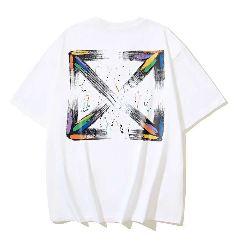 Off-White Arrow Outline Graphic T-Shirt Black - 22