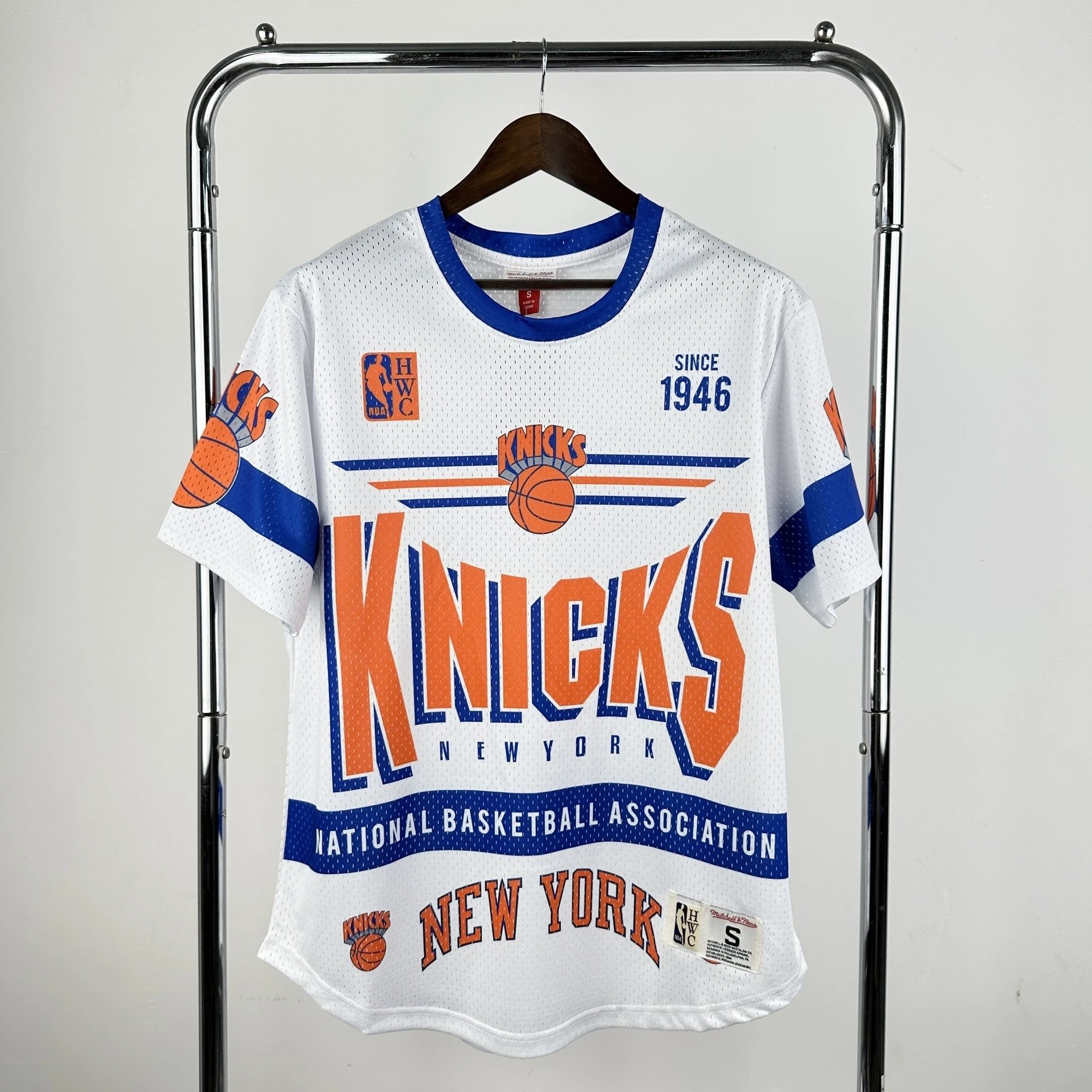 Mitchell & Ness Houston Rockets Throwback Mesh Jersey White - 5
