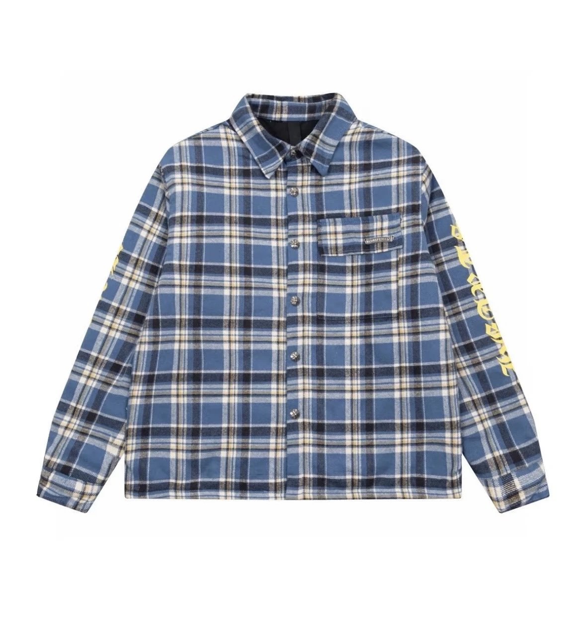Supreme Plaid Shirt Orange Blue Multicolor Shirt - 5