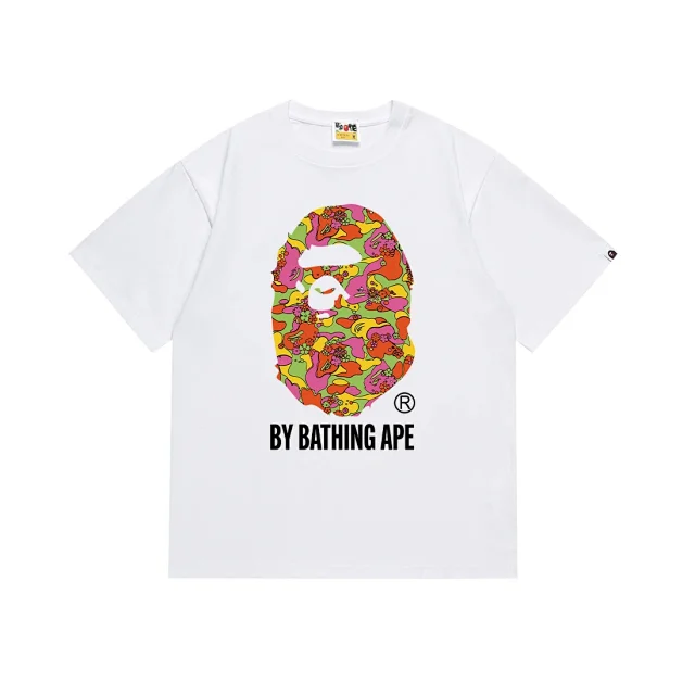 A BATHING APE T-Shirts Head Graphic Short-Sleeve T-Shirt product detail image 20