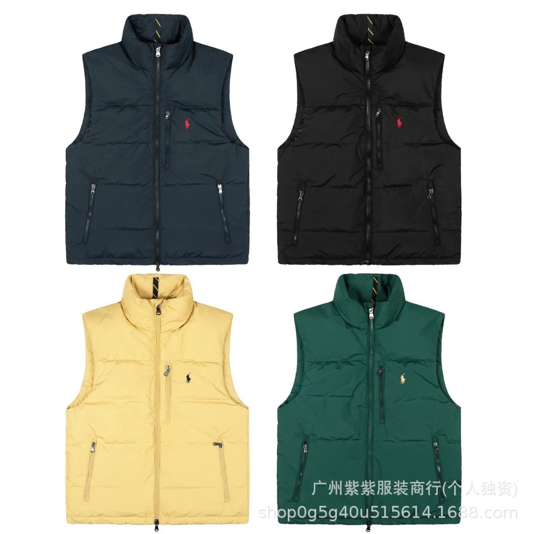 Polo Ralph Lauren Puffer Vest Yellow Outerwear - 3