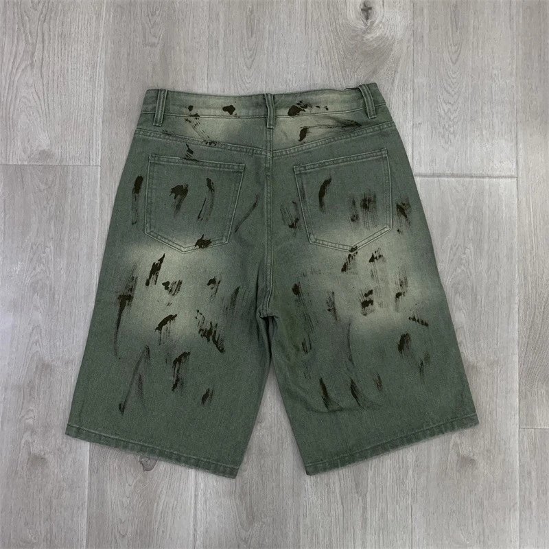 Design Valley Denim Shorts Blue Wash Shorts - 7