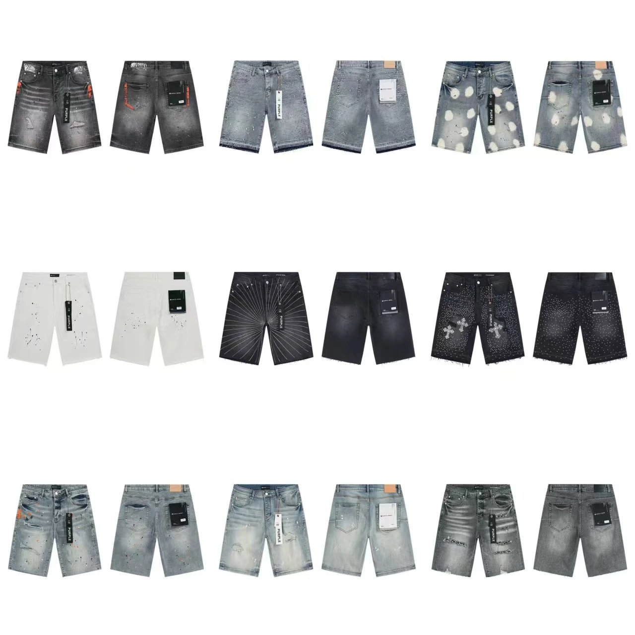 Denim Shorts Multi C