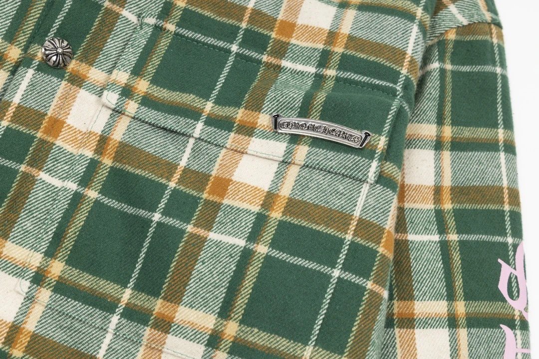 Supreme Plaid Shirt Orange Blue Multicolor Shirt - 10