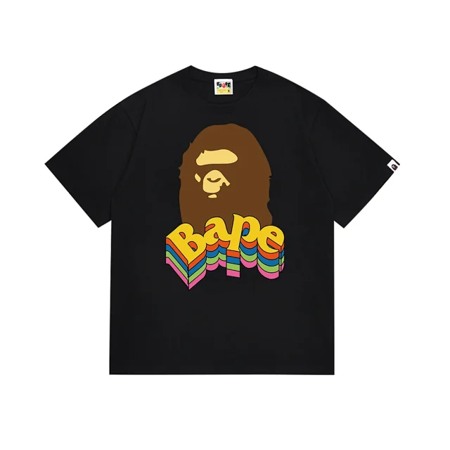 A BATHING APE T-Shirts Head Graphic Short-Sleeve T-Shirt product detail image 27