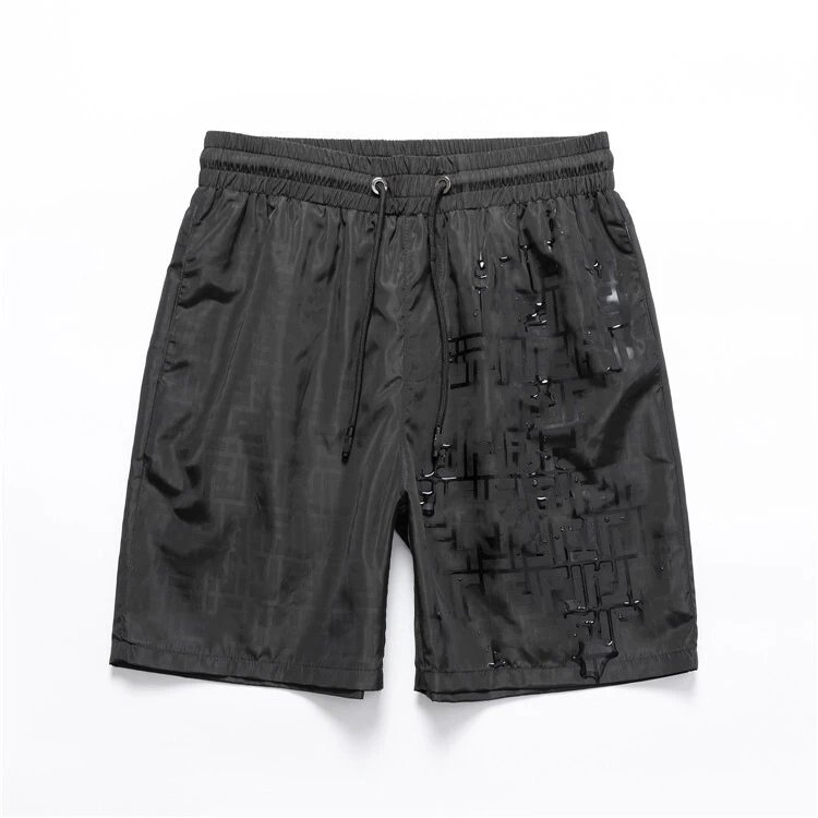 Louis Vuitton Swimwear Water-reactive monogram swim shorts with mesh lining — F3685 Black