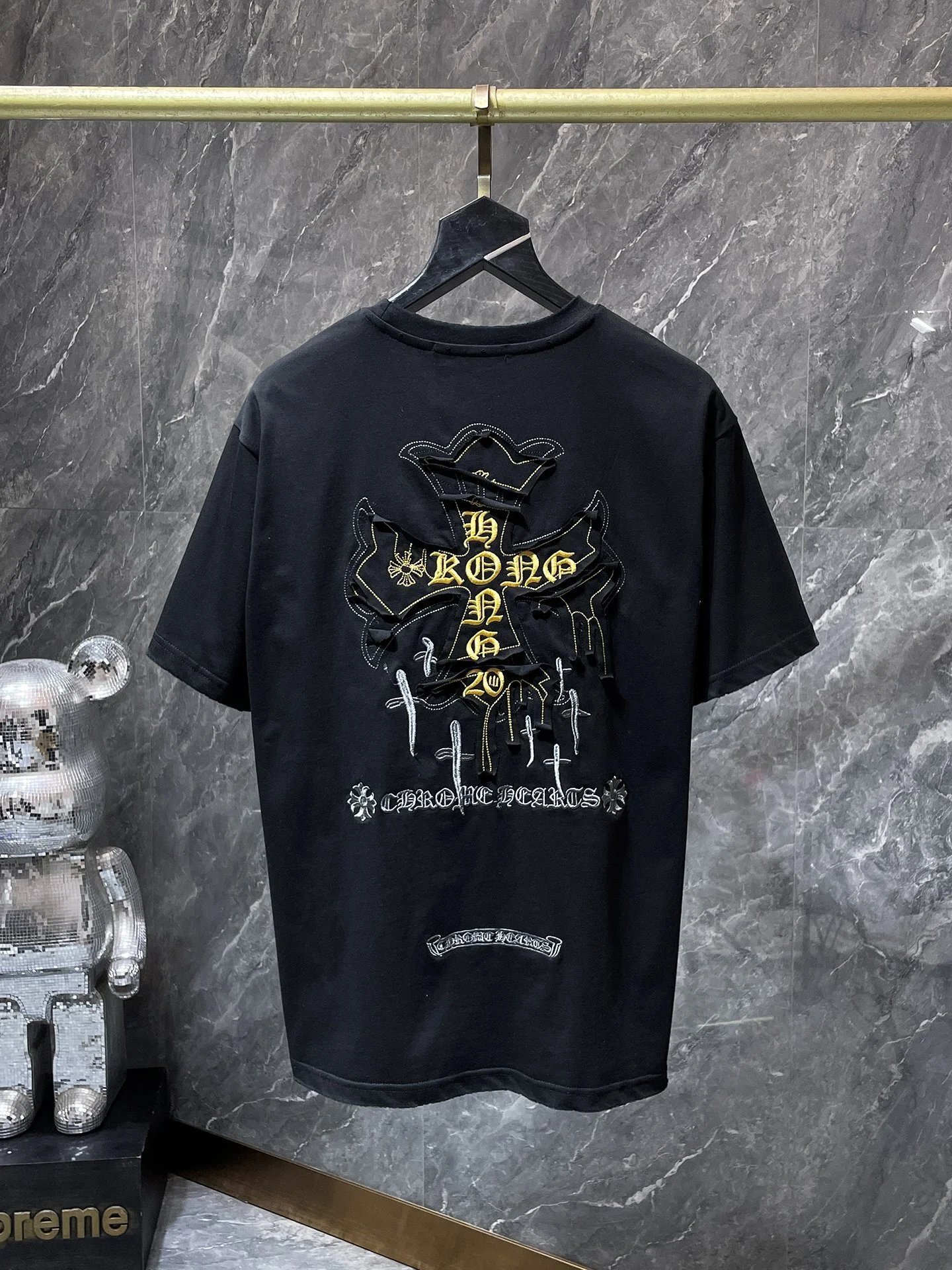 Chrome Hearts Embroidered Circle Logo White T-Shirt - 14