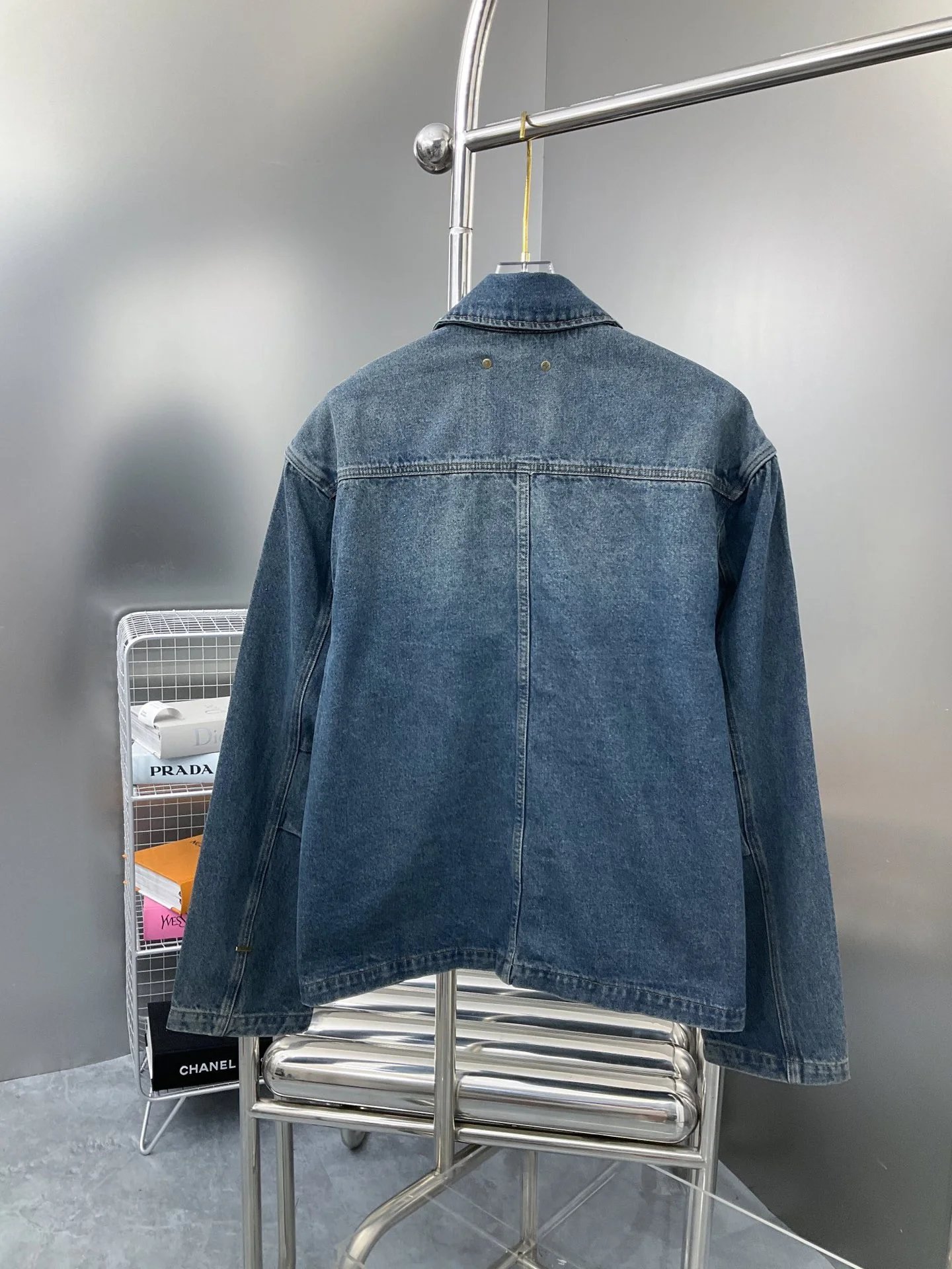 Louis Vuitton Monogram Denim Jacket Blue - 5