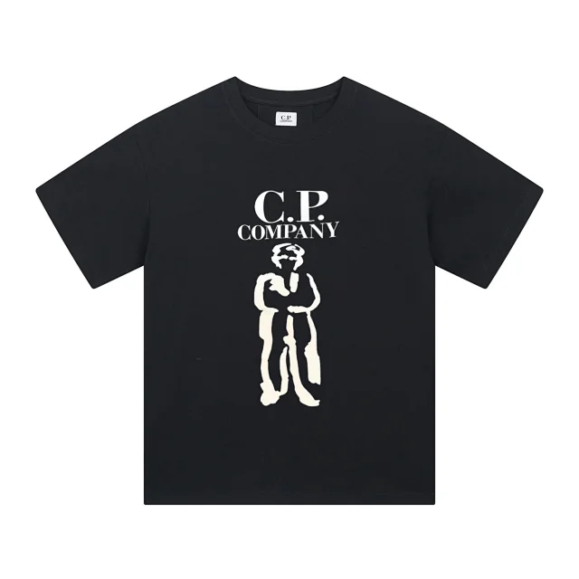 C.P. Company T-Shirts Logo Print Crewneck Short-Sleeve T-Shirt product detail image 36