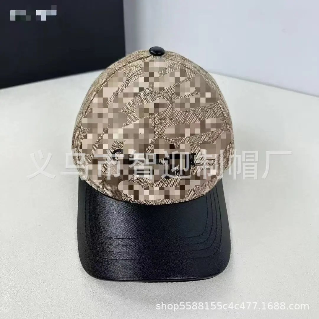 Design Patterned Lace Baseball Cap Gray Multicolor - 11