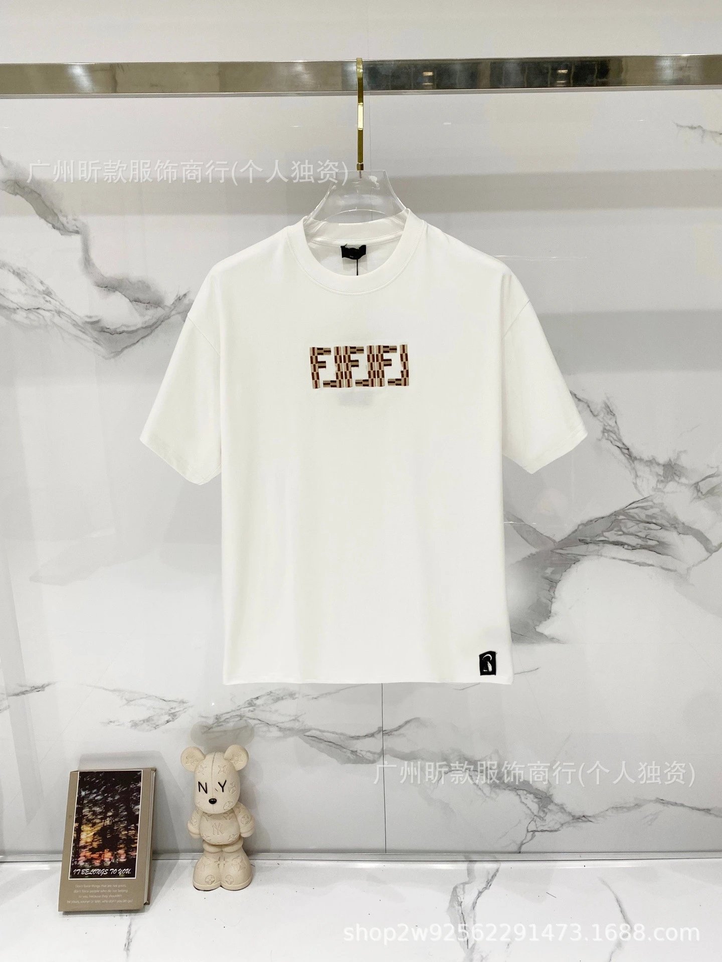 Fendi Monster Eyes Logo Black T-Shirt - 15