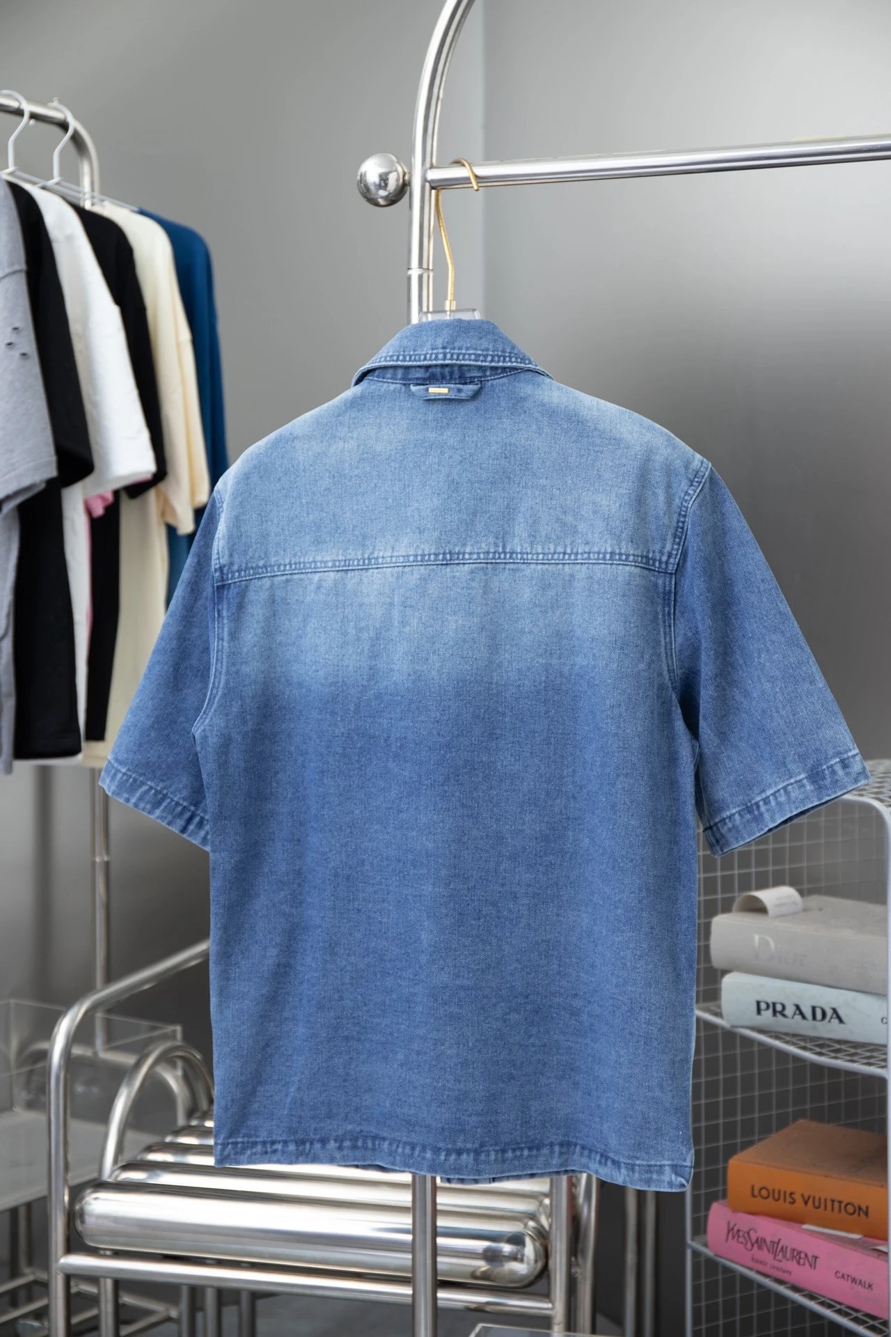 Louis Vuitton Monogram Denim Jacket Blue - 15