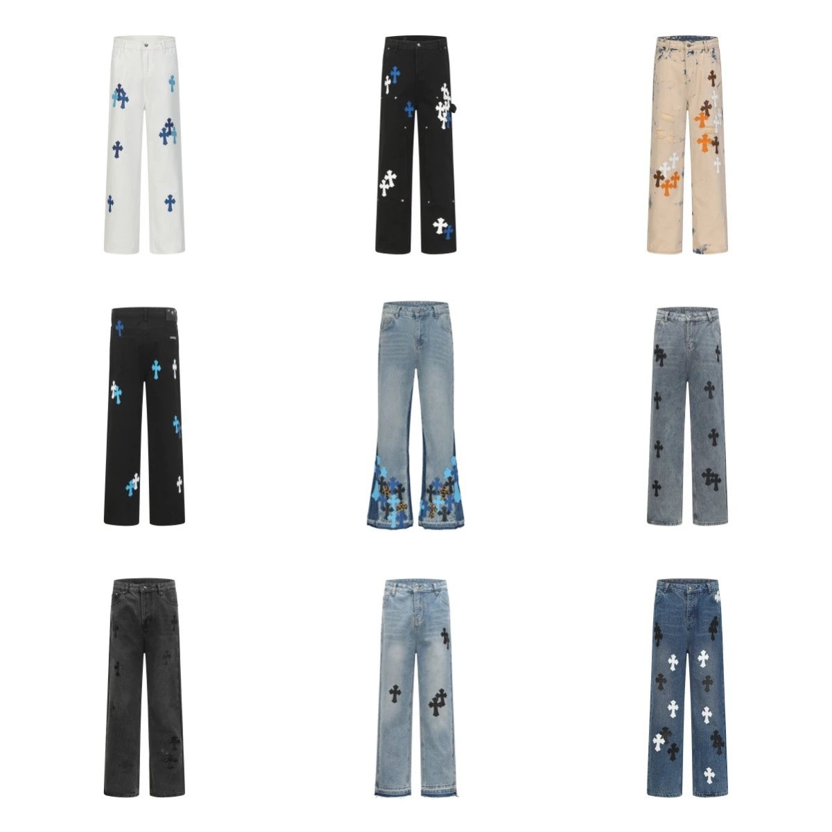 Cross Pattern Wide L