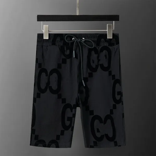 Gucci GG Monogram Print Swim Shorts Black - 1