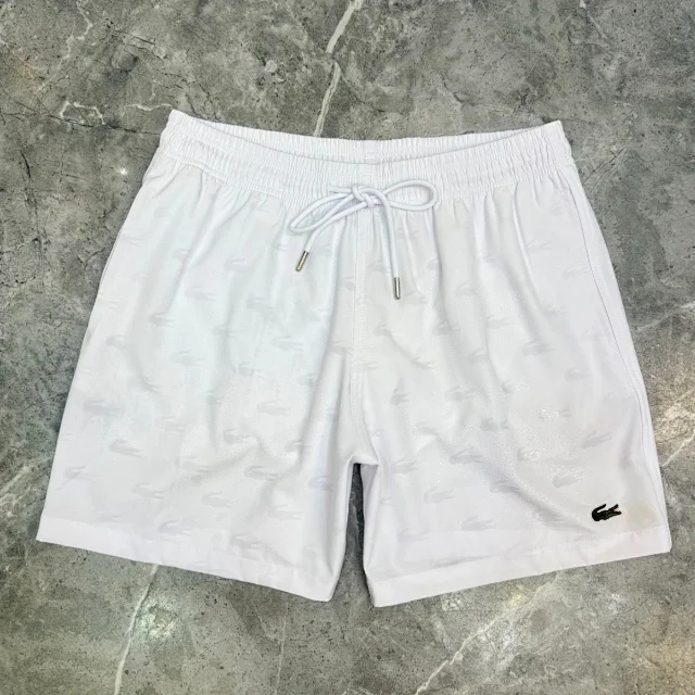 Lacoste Shorts L018 crocodile-print drawstring product detail image 4