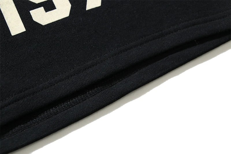 Fear of God Essentials 1977 Black Sweat Shorts - 31