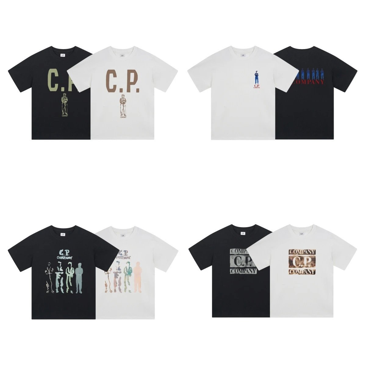 C.P. Company T-Shirts Logo Print Crewneck Short-Sleeve T-Shirt image 4