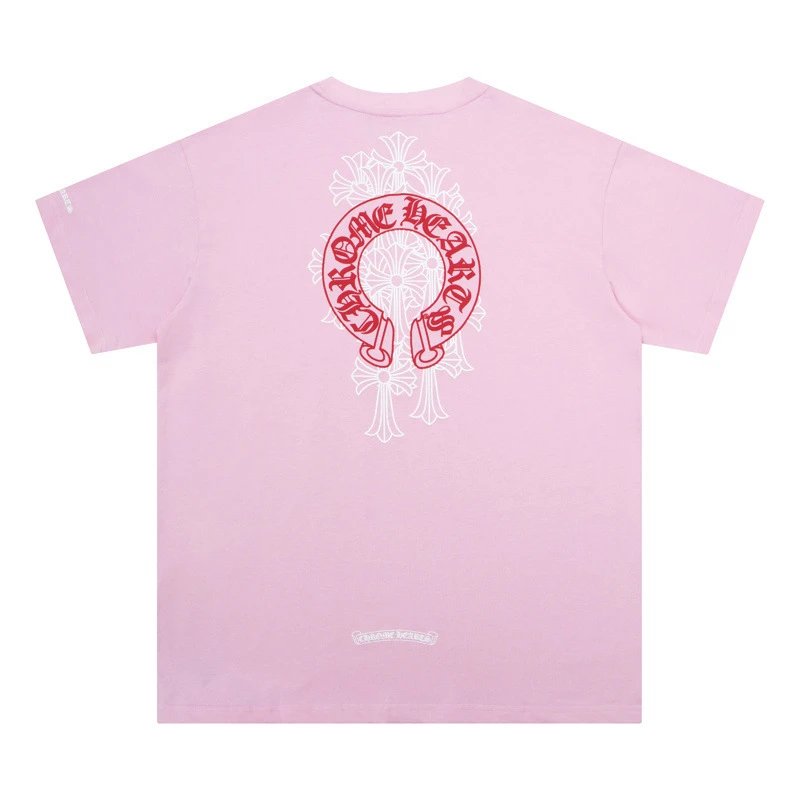 Chrome Hearts Logo Embroidered Black T-Shirt - 10