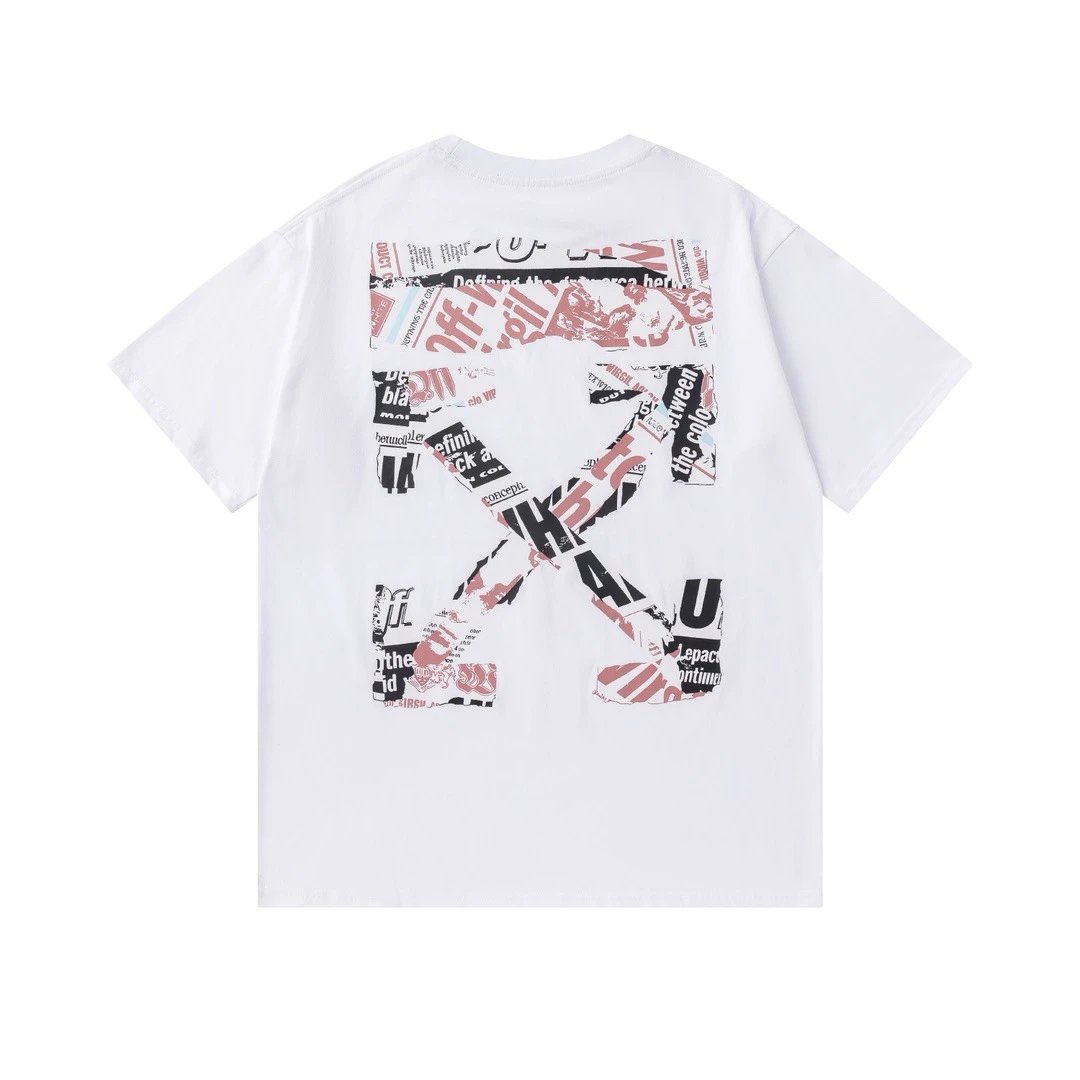 Off-White Floral Logo T-Shirt Black - 11