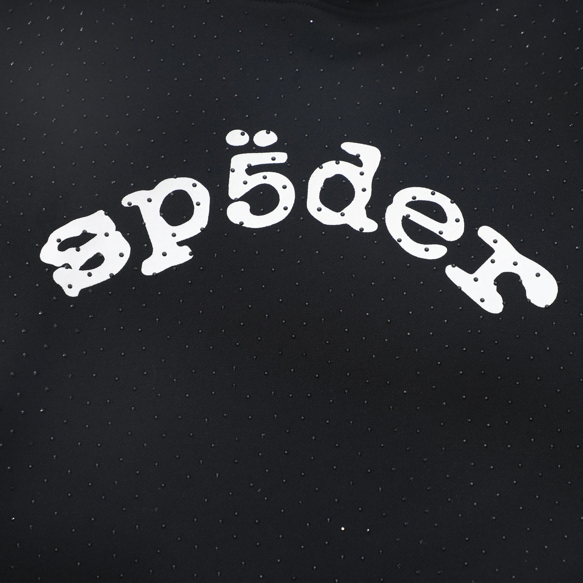 SP5DER Spider Web Graphic Hoodie Blue - 16