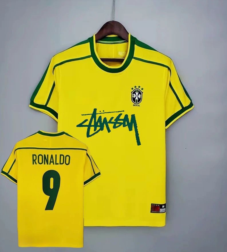 CBF Brazil National Team Ronaldinho #11 Yellow Jersey - 21