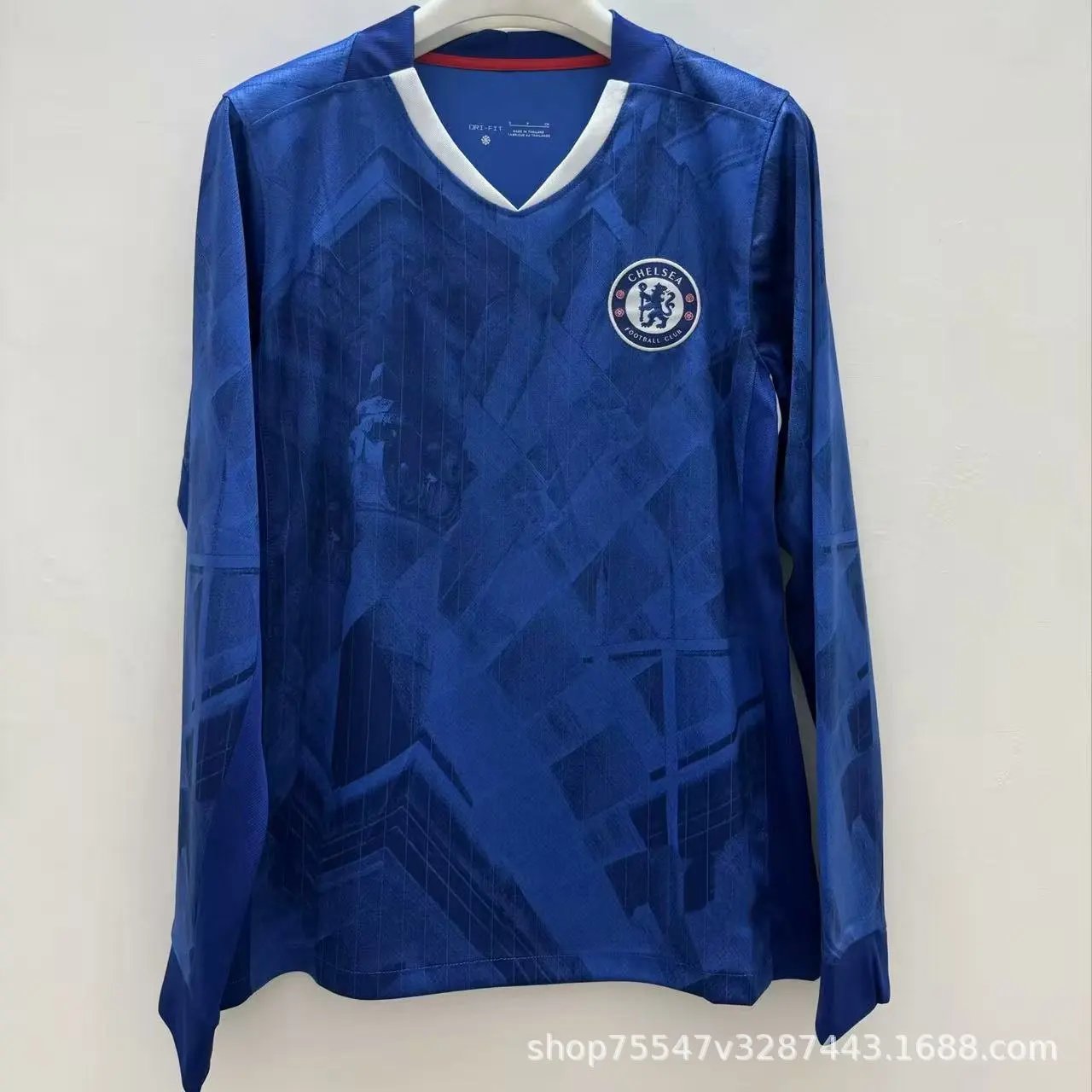 Real Madrid Training Jersey Navy with Emirates Sponsorship Long-Sleeve - 9
