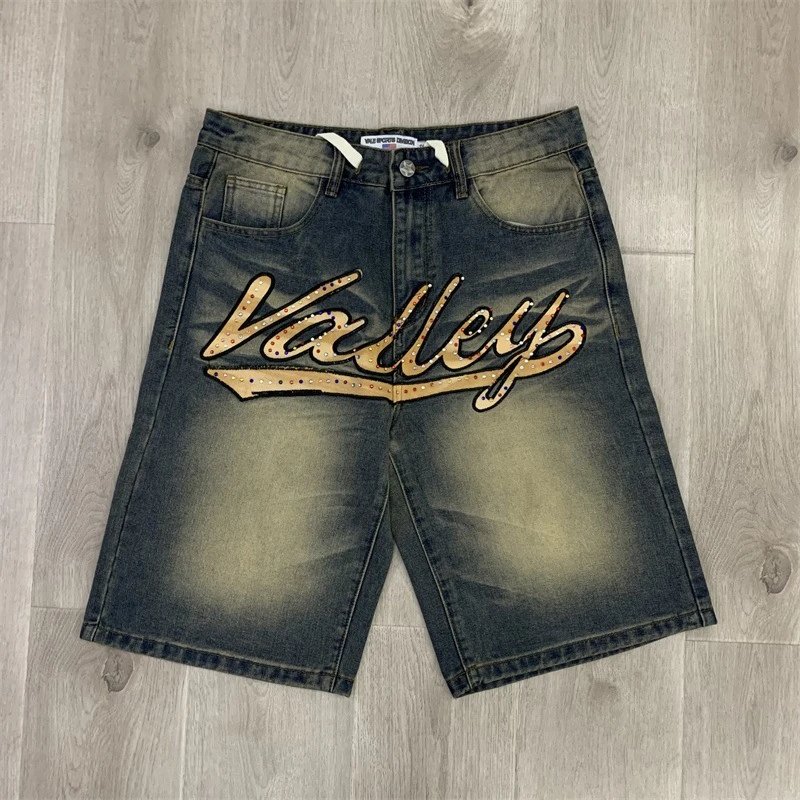 Design Valley Denim Shorts Blue Wash Shorts - 4