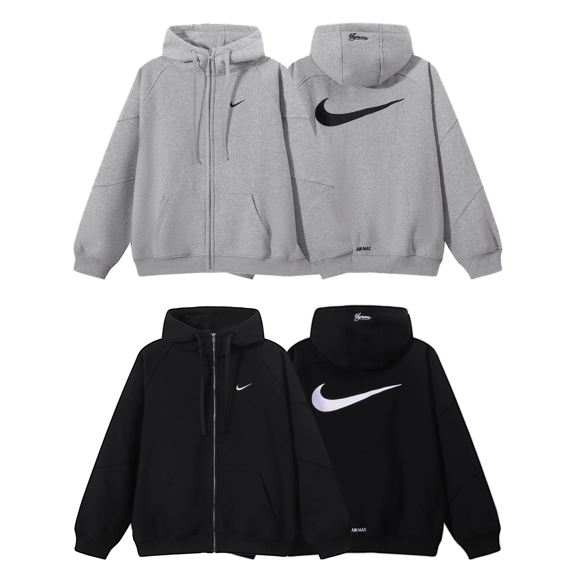 Supreme x Ducati Racing Windbreaker Black / Gray Jacket Outerwear - 18