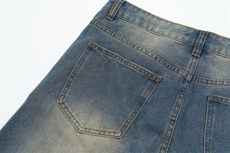 Design Valley Denim Shorts Blue Wash Shorts - 18