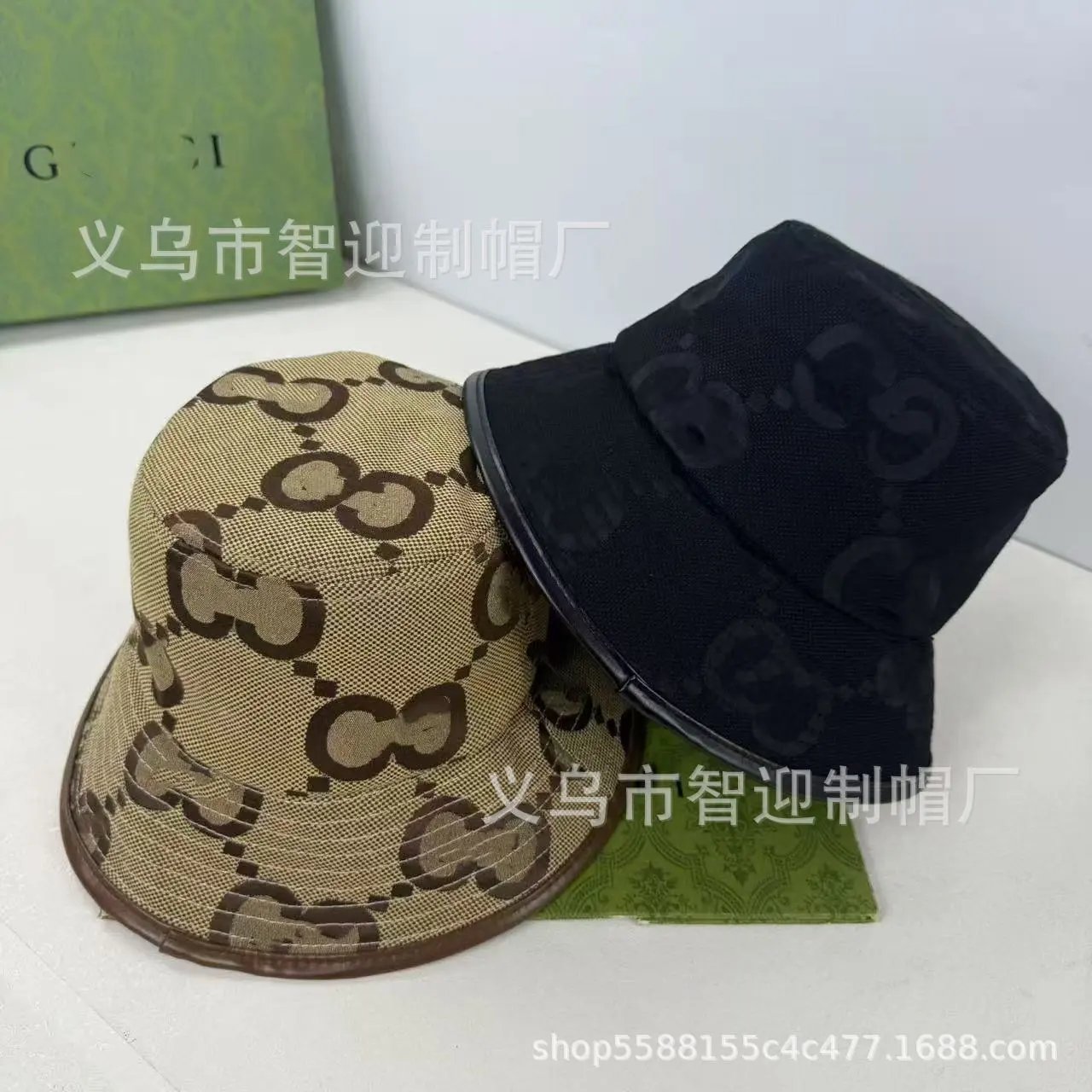 Gucci GG Monogram Beige Bucket Hat - 10