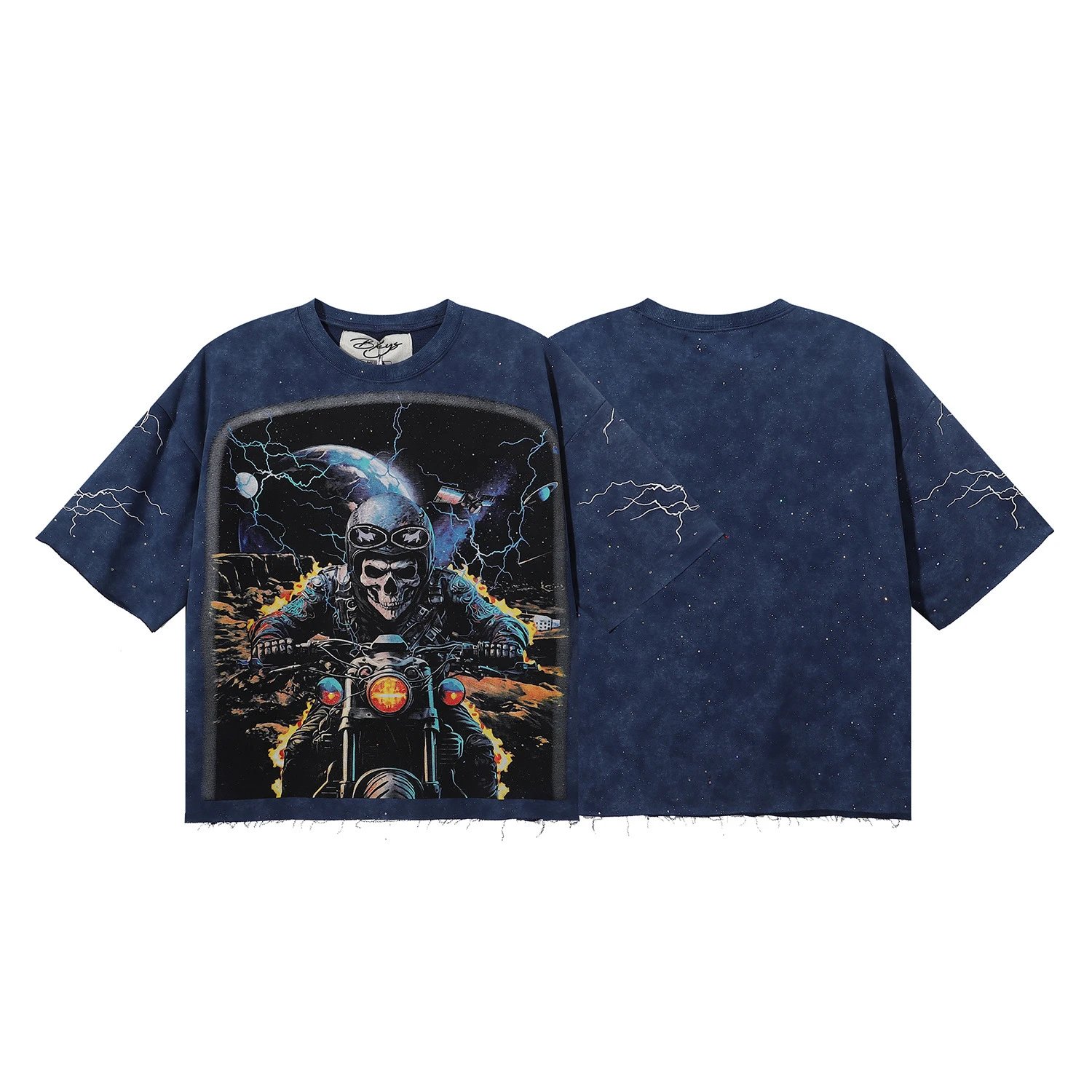 Design Bkyo Stay High Graphic Oversized T-Shirt Charcoal T-Shirts - 17