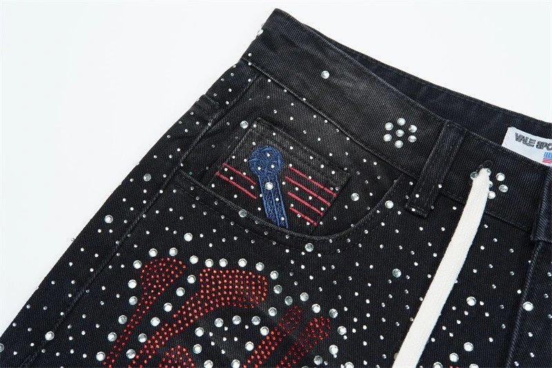 Design Valley Denim Shorts Blue Wash Shorts - 36