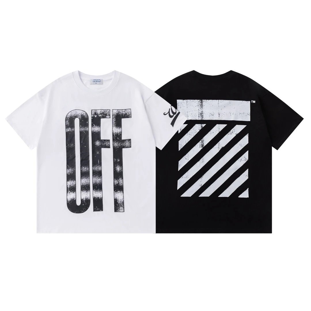 Off-White Floral Logo T-Shirt Black - 16